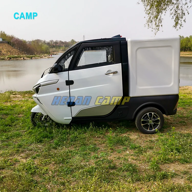 3 Wheel Truck Electric Enclosed Cheap Mini Scooter Car Tricycles For Adults With Cabin