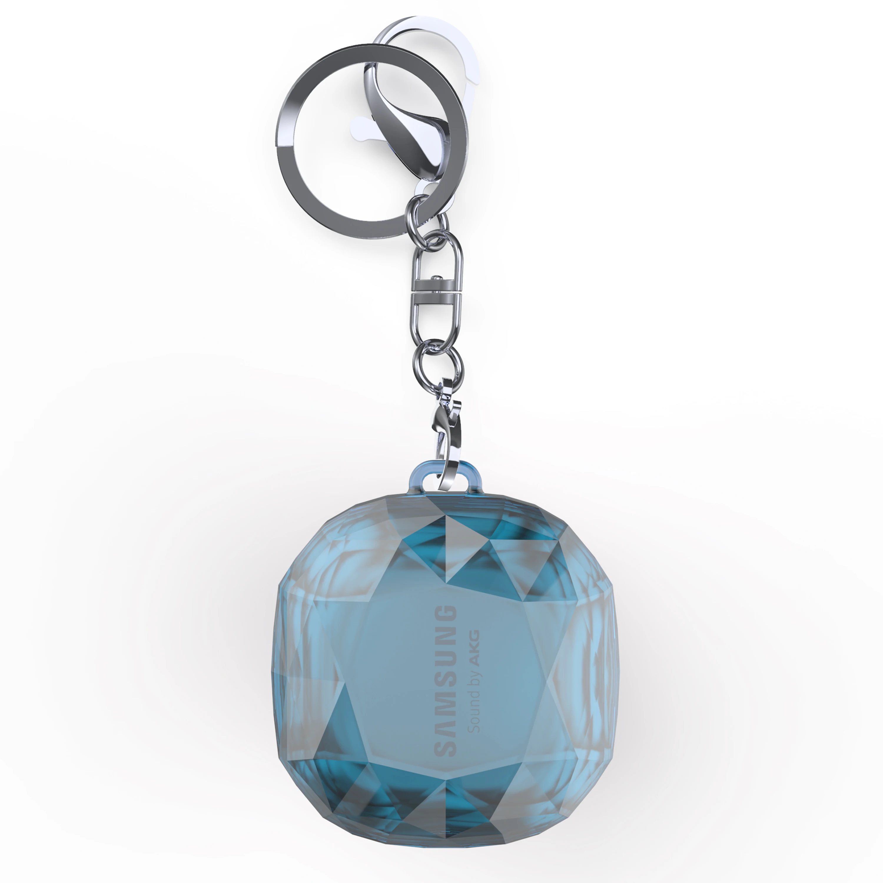 Wholesale Clear Transparent Diamond Wave Waterproof Shockproof PC Charging Earphone Cover Pro Case for Samsung Buds Live