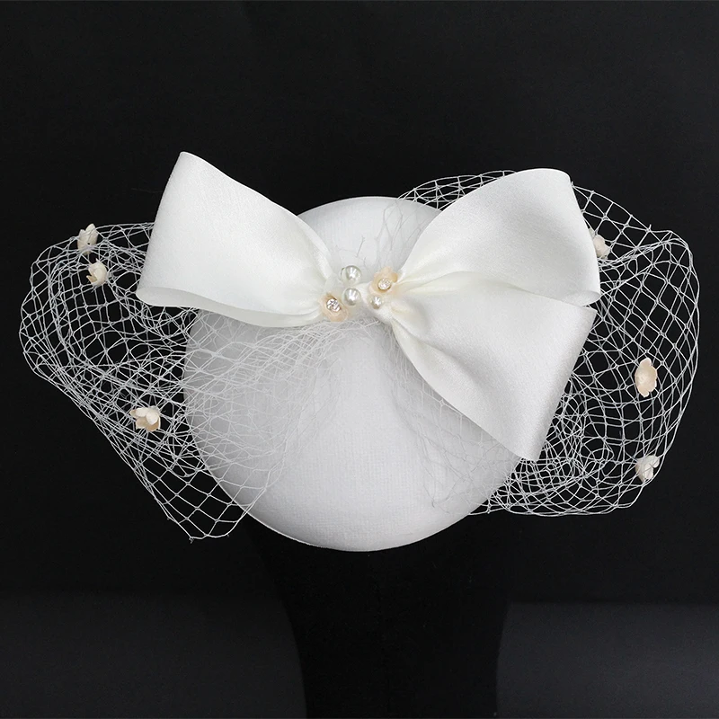 
Cute hot classical fashion style wedding top Hats Bow decoration fascinator hat 