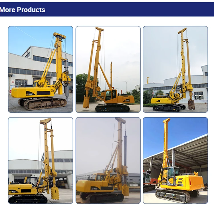 High position-oriented structure hydraulic rotary drilling rig bore pile machine rotary drilling rig machine
