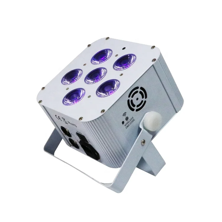 Гуанчжоу Маки сценическое освещение MQ-G119A DMX 512 и Wi-Fi диско 6 шт. * 18 Вт 6in1 с батарейным питанием беспроводной светодиодный par свет