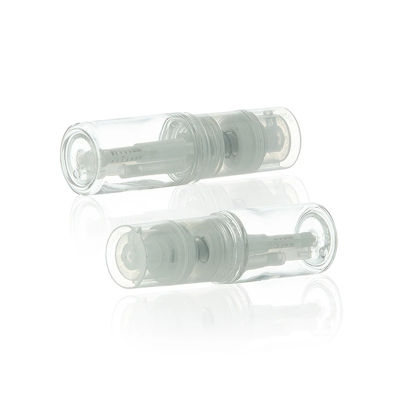 14ml Refillable white PET baby powder spray pump plastic bottle for powder