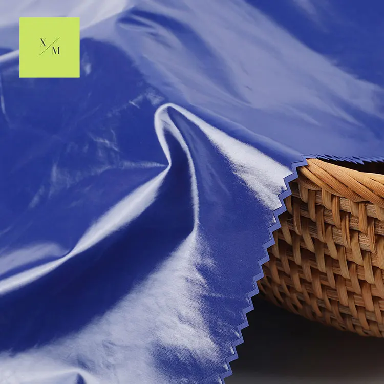 
High quality Nylon 20D NYLONE BRIGHT PU 35GSM plain with tear resistance windproof for outdoor dress coat and jacket bag 