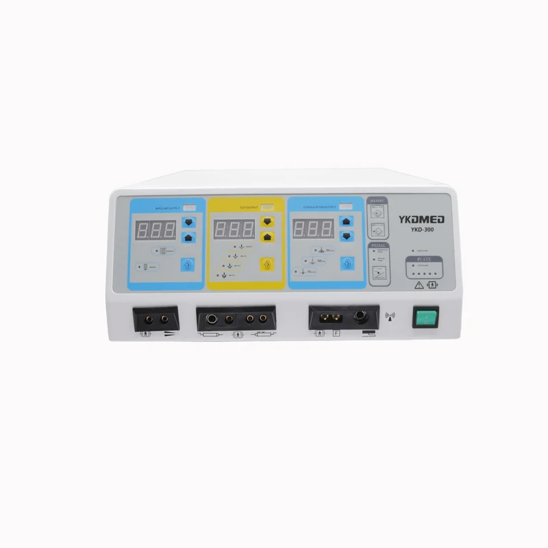300W Six Mode Electrosurgy Cautery Unit Blend Cutting Monopolar Bipolar Coagulation Diathermy Machine