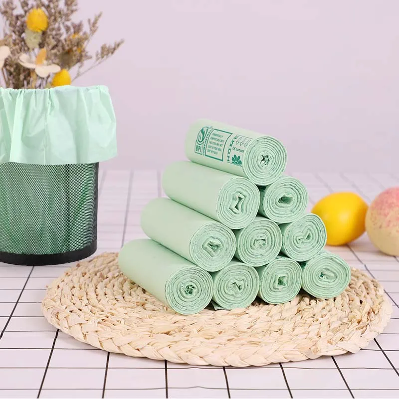 Heavy Duty Biodegradable Bin Bags 13 Gallon Recyclable Trash Bag Plastic Packaging