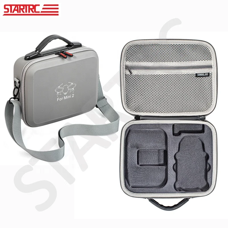 STARTRC Portable Carrying Case for DJI Mini 2 Drone RC-N1 Remote Controller and Extra Batteries Storage Bag drone Accessories