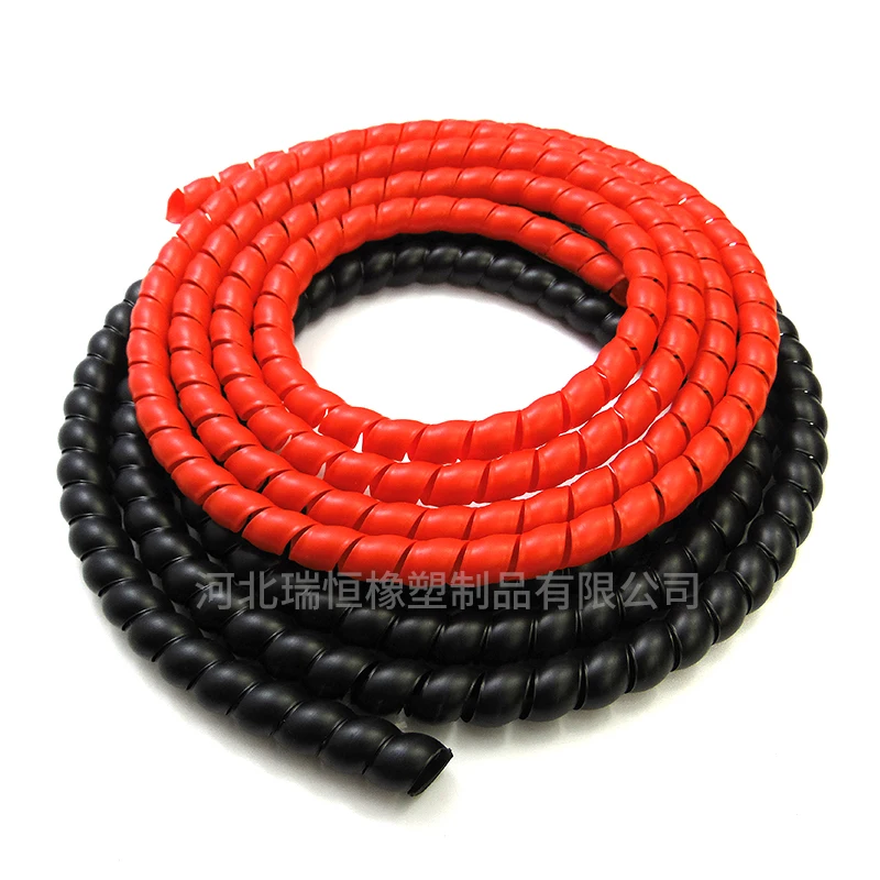 Spiral Tube Long Service Life of Plastic for Hose Protection Moulding Cutting