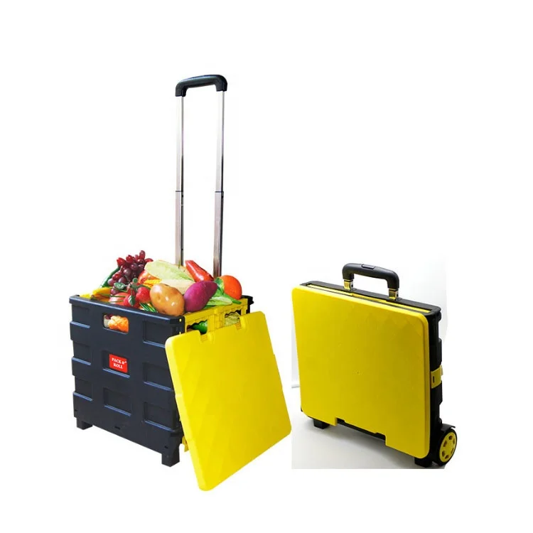 45 л Пластиковая Складная и складная корзина для покупок