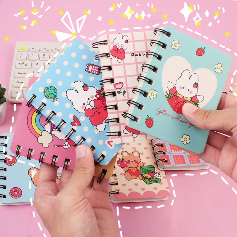 Wholesale New Fashion eco friendly animal custom mini kawaii kids cute spiral notebook