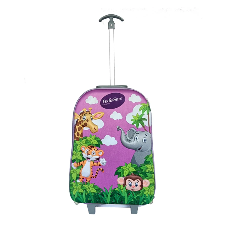 Detachable Trolley School Bags Children Backpack Two Ways Use Removeable Kids School Bag
