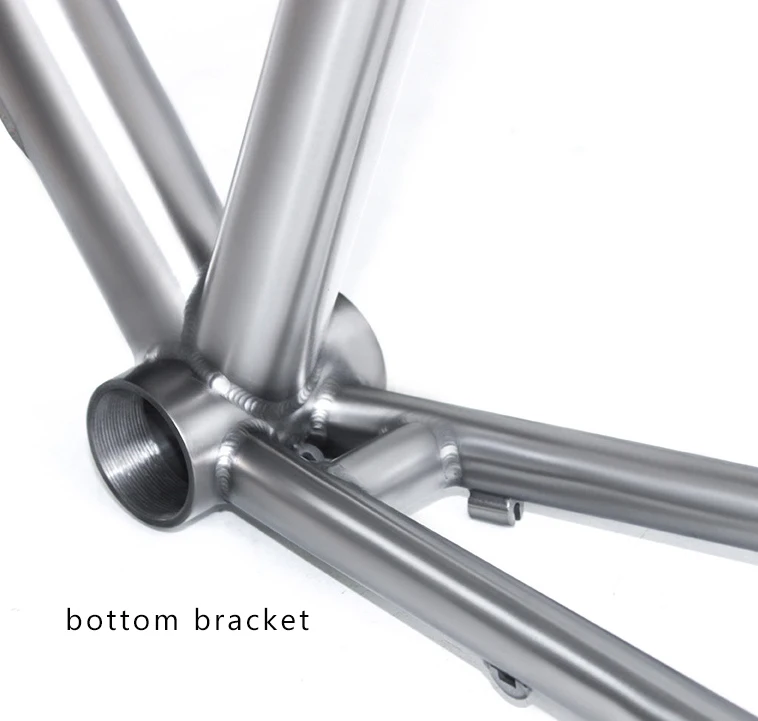 Wholesale Titanium BB68/BB73 Taper Head Tube for Road Touring and Mountain Bikes BSA Compatible Frame