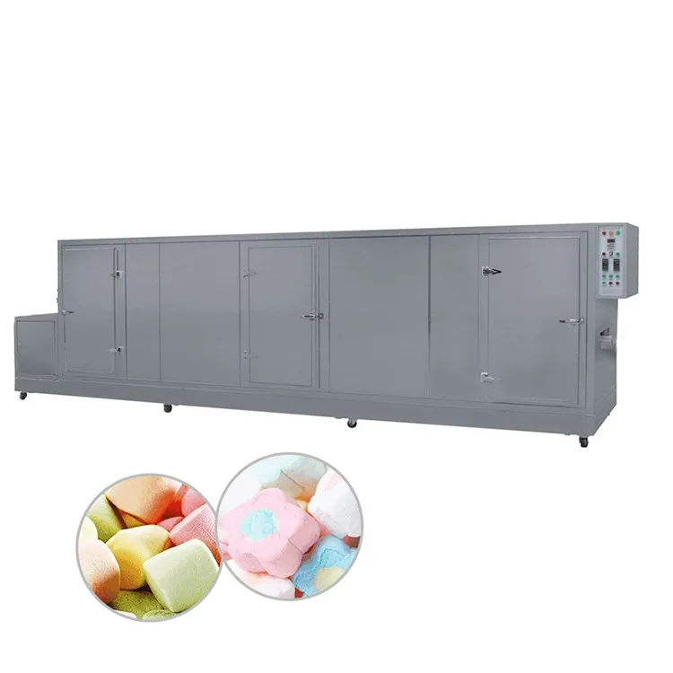 Full automatic cotton candy making machine marshmallow production line