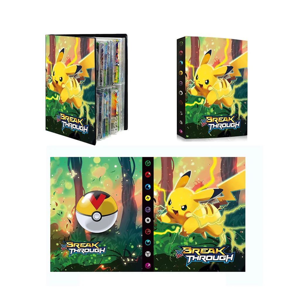 2021 Заводская коллекция карт Pokemon Premium 4 9 12 Карманный держатель папка-портфель папка для карточек