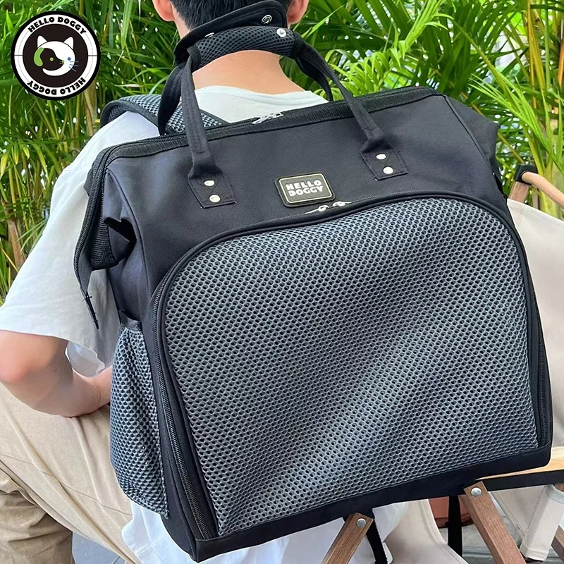 Hellodoggy High Quality Dog And Cat Carrier Backpack Carriers & Travel Warm Pet Shoulder Bag