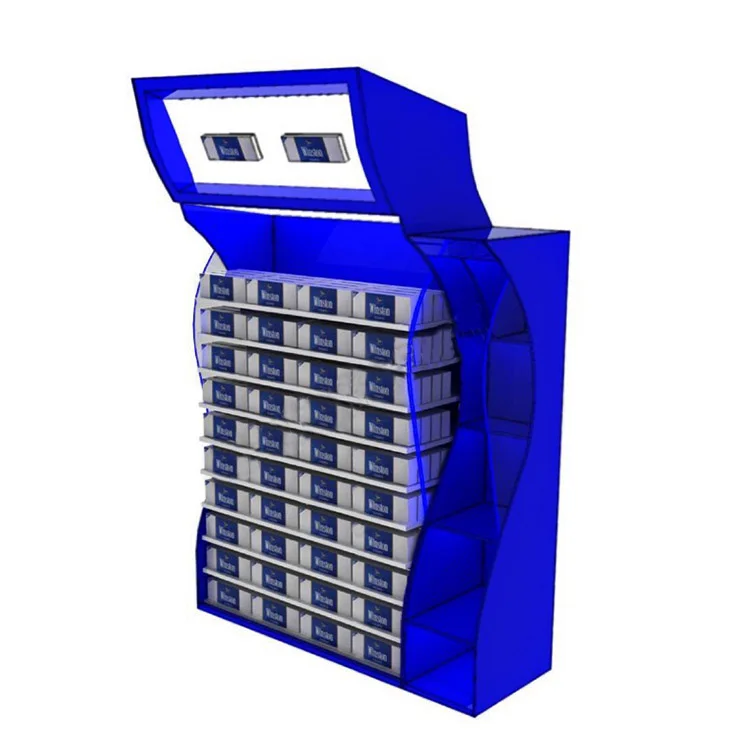Wholesale Tobacco Display Case Acrylic Smoke Shop Display