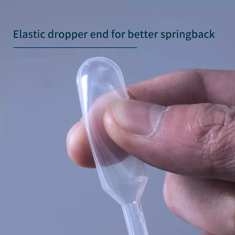 Transparent Sterile Disposable Pasteur Transfer Pipette 1ml 2ml 5ml 10ml Plastic Dropper
