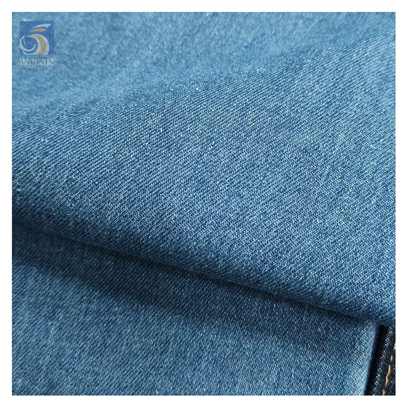 Premium 100 Twill Cotton 12 oz Plain Washed Denim Jacket Jeans Fabric Custom Made from Pakistan Woven Textile Technology