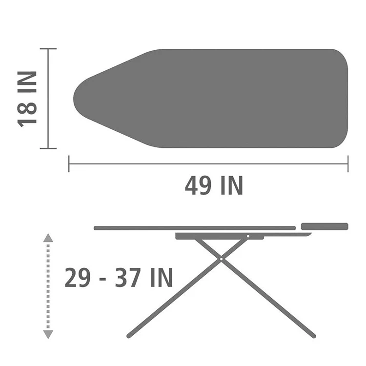New Style Mesh Top Professional Folding Ironing Board Iron Board