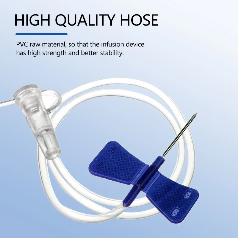 Medical 21G 22G 23G Sterile For Hospital Disposable Wings Butterfly Needle Types Of Scalp Vein Infusion