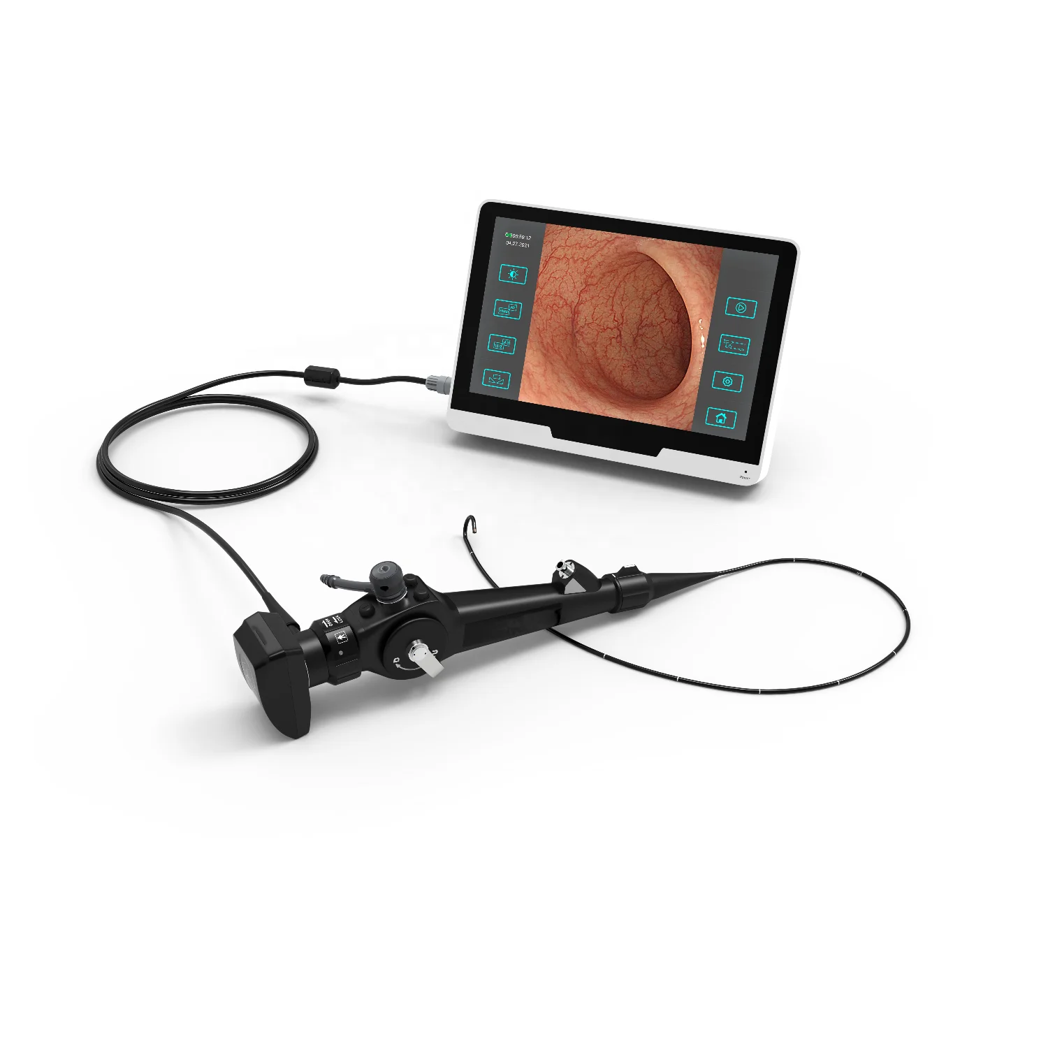 Vericare veterinary flexible endoscope medical endoscope camera for mobile VEC-250H with Water/air nozzle