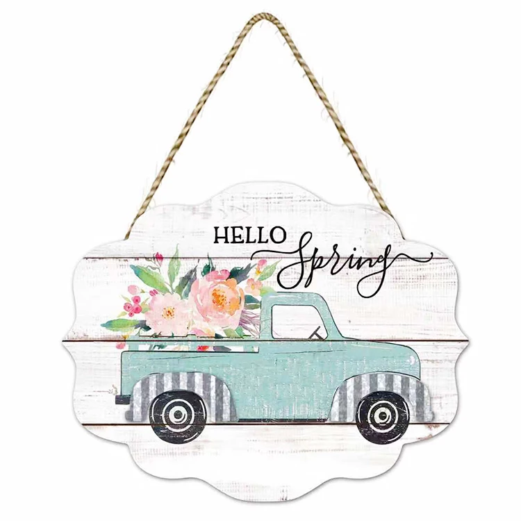 
Chinese supplier new fashion home decoration wall hanging art plaque wooden 