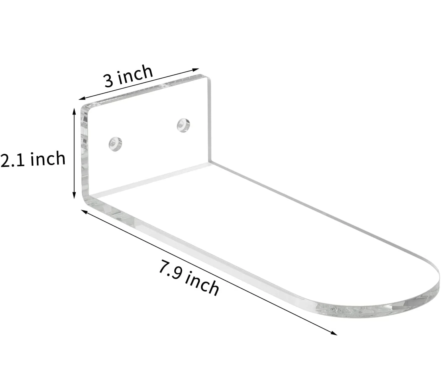 Acrylic Floating Shoe Display Shelves,  Shoe Display Shelf for Wall,  Sneaker Shelves Wall Mounted to Display Collectible Shoes