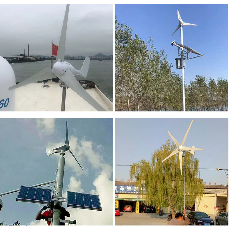 12V 24V 300W 200W Off-grid Mini Wind Turbine Generator For Home Use
