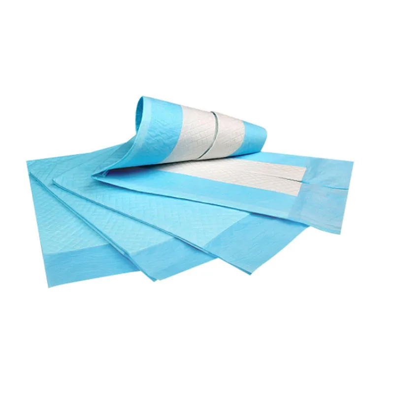 Eco Friendly Pet Dog Pamper pad Disposable Super Absorbent Blue Pad