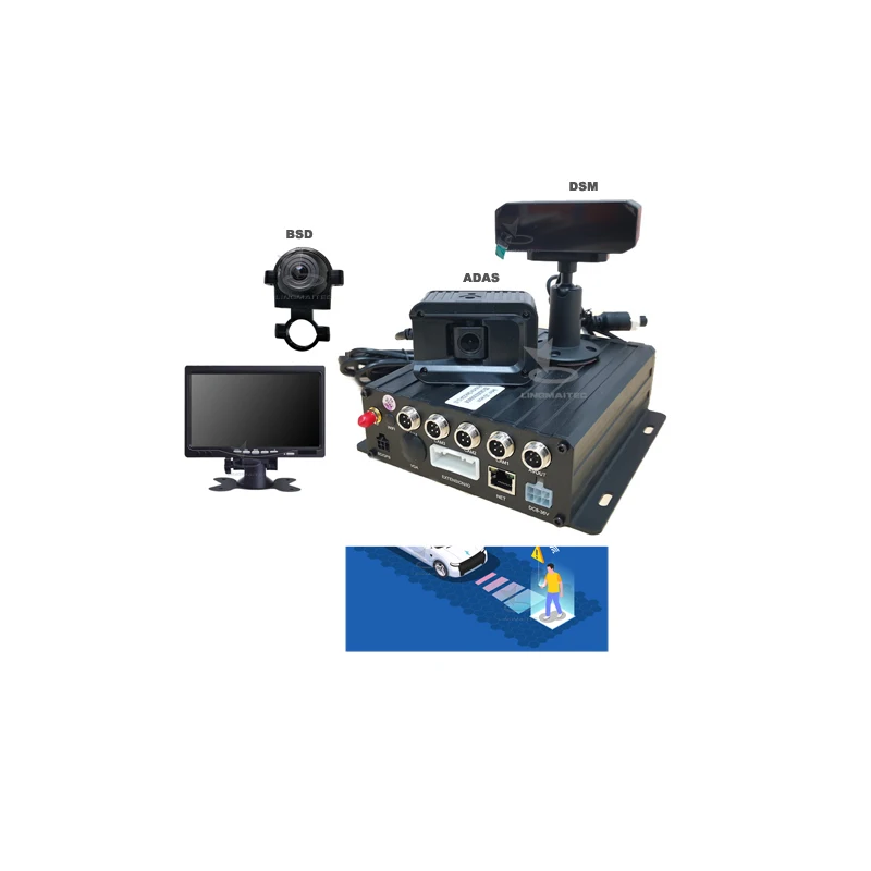 Ai box with anti-fatigue alarms with 4G GPS collision avoidance system remote control