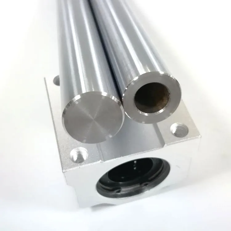 SUJ2 bearing steel hollow shaft dia12 hard Chrome shaft rod for cnc machines
