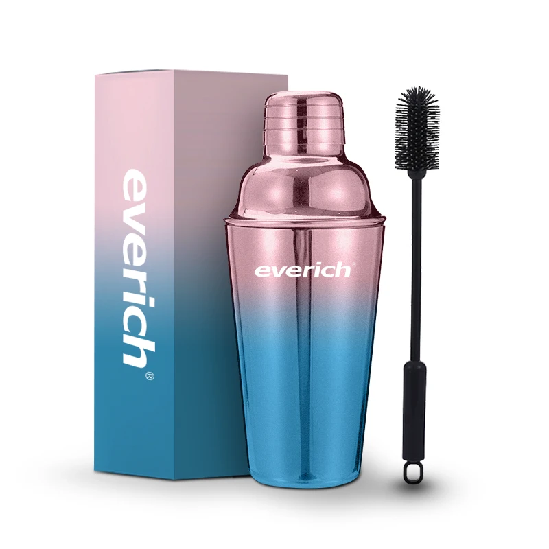 Liquor Shaker Gift Insulated Martini Mixer Stainless Steel Christmas Gifts for Men Women