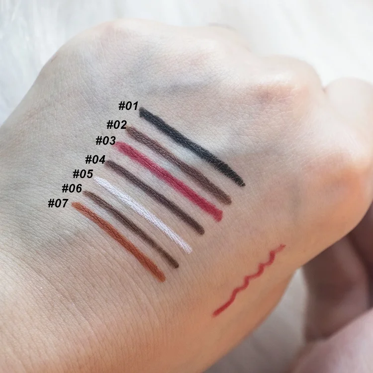 Cosmetics Makeup Lip Liner Colorful Eyeliners White Lipliner Lip Eye Liner Pencil Creamy Lipliners