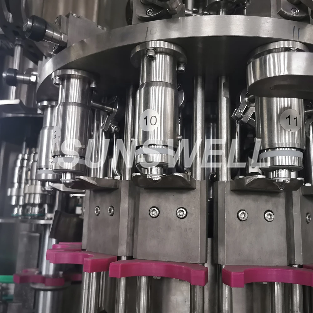 Factory price hot filling pet bottled juice 3-in-1 liquid filling machine