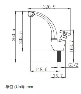High Quality cold water Universal vegetable Kitchen sink faucet