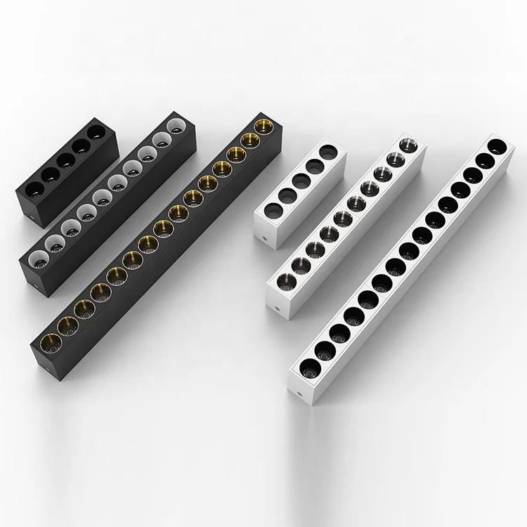 Surface Mounted Linear Downlight Home Office Lighting Downlights Spotlights Anti Glare Linear Led Grille Light