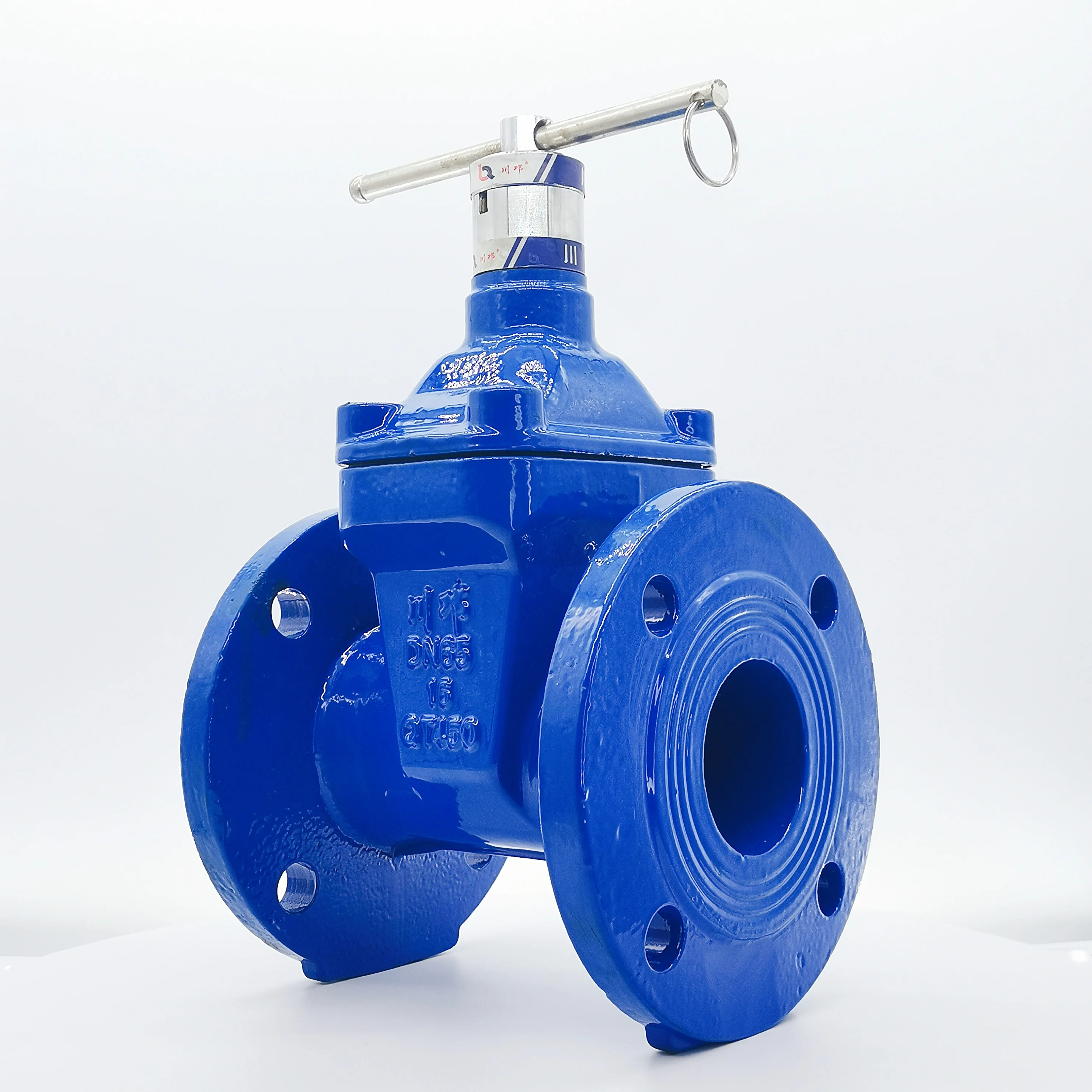 Chinese valve manufacturer ductile iron dn65-dn300 flange gate valve is a water valve with convenient installation