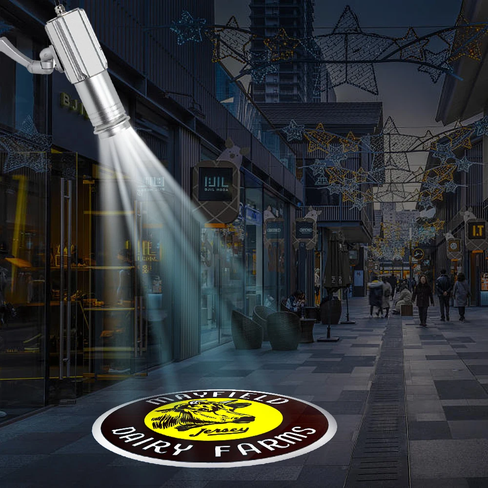 Ledy 20w waterproof Gobo LED projector advertising static logo floor projector light