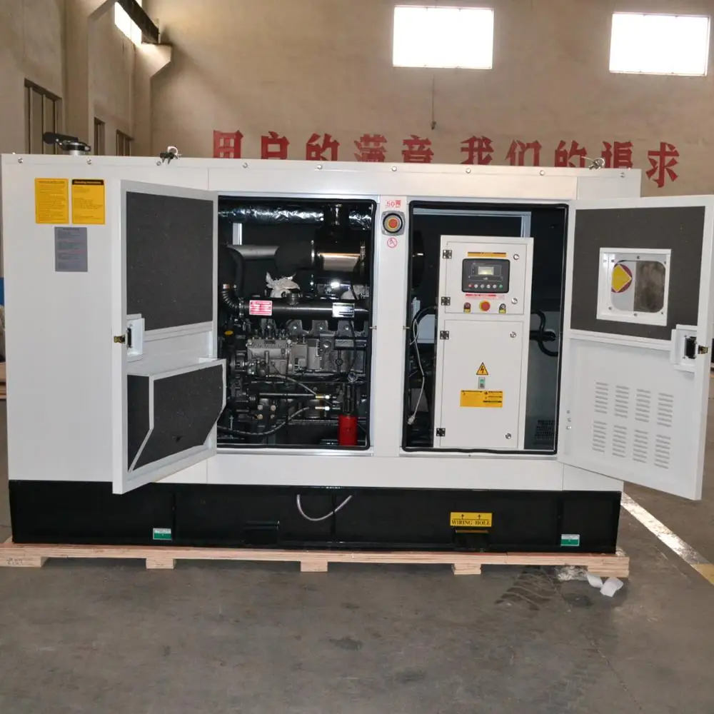 High efficiency Weifang 50kva silent generator powered by Ricardo engine
