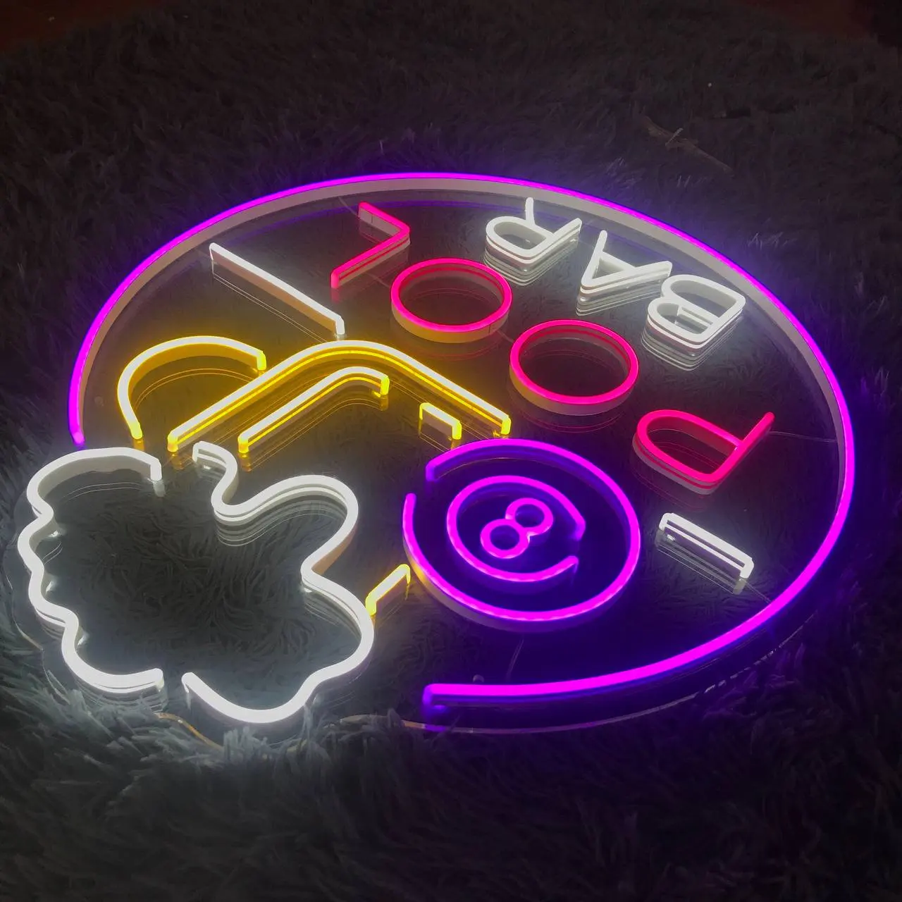 Pool Bar Billiards  LED Neon Sign bar Shop Home Pool Pub Beer Decor sign Best Gift Personalized Neon Bar Sign