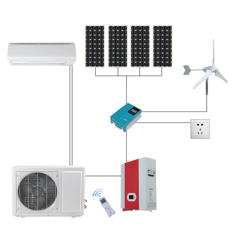 New Type DC Solar 18000btu 24000btu Solar Cooling System Air Conditioner