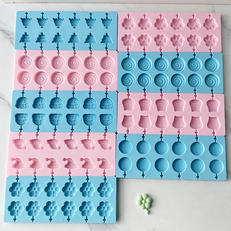 Custom Non-Stick Silicone Candy Molds Food Grade Chocolate Cheese Candy Pop Silicone Mold Silicone Gummy Molds For Diy Crafts