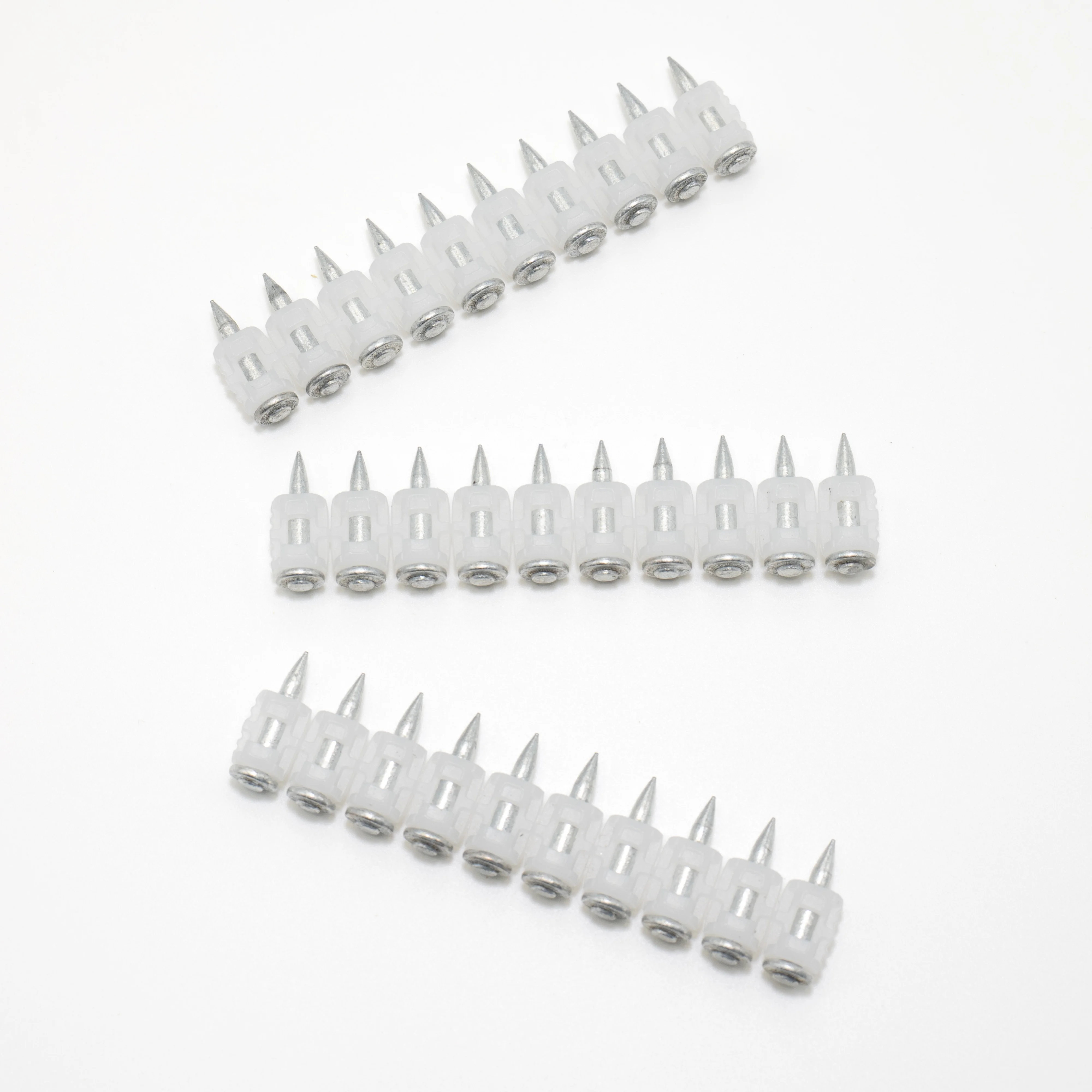Professional Manufacturer 19mm shooting nails for hilti concrete gun GX120 Concrete Galvanized Gas Nails with plastic strip