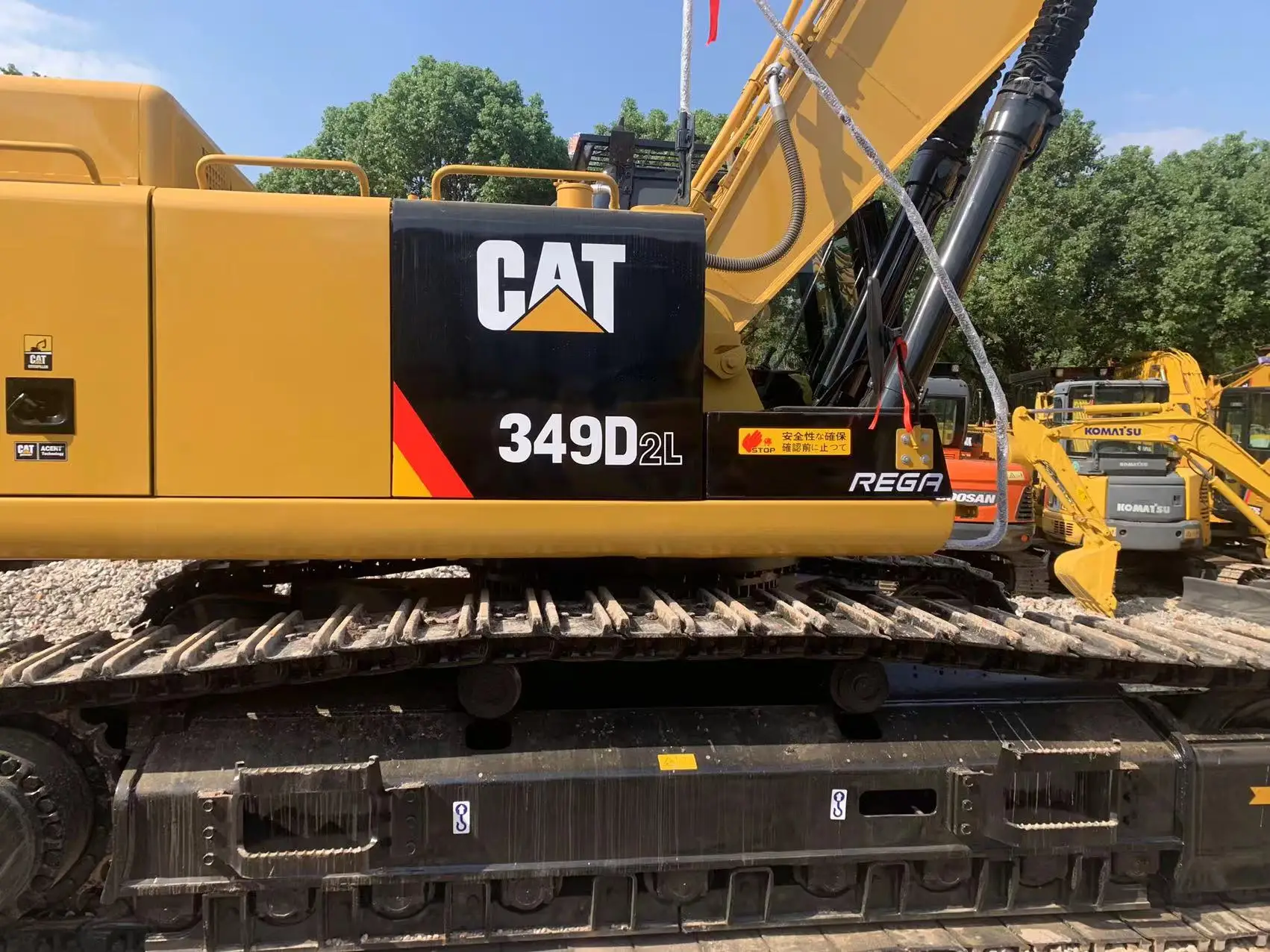 Used Mining Machine Used 50Ton Caterpillar Brand Excavator CAT349D2L Excavator with Better Review for sale