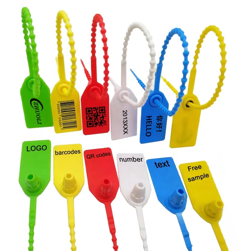 Hot Sell Manufacturer 250mm Tamper Security Seal adjustable plastic security seals Plastic Seals