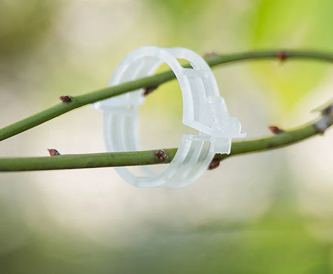 Hot Sale Plant Lock Clips For Fixed Vine Garden Greenhouse Plastic Tomato Clips Greenhouse Equipment