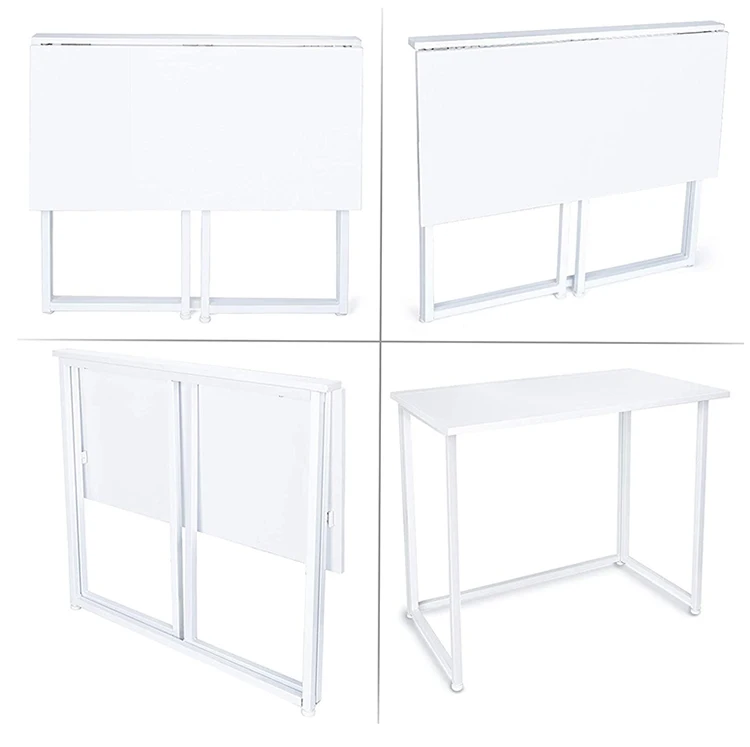 Vekin Furniture High Quality Metal Frame Wood Folding Table Outdoor Portable Camping Foldable Table Easy To Assemble