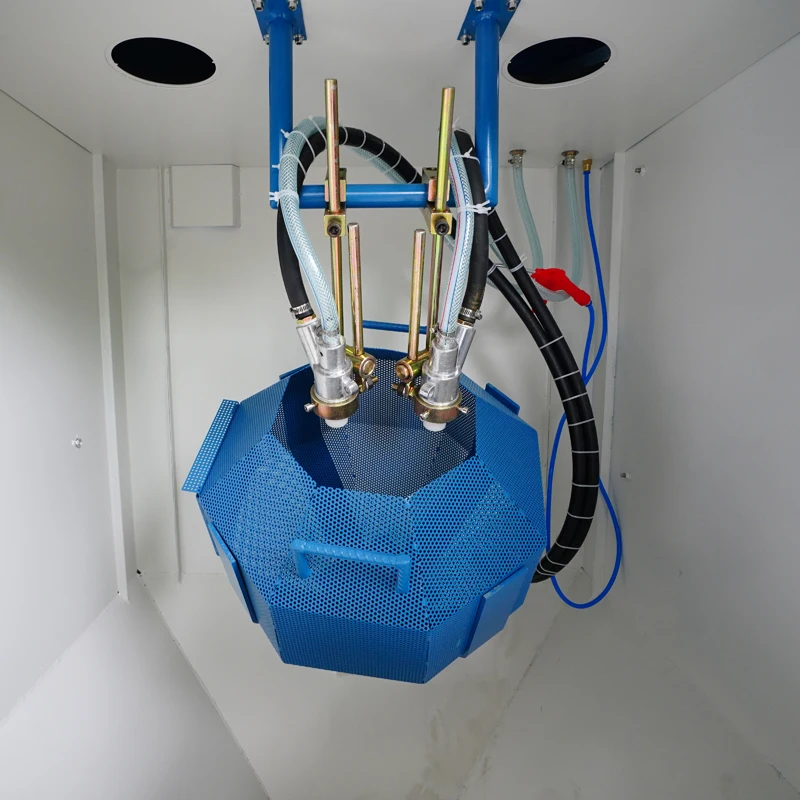 Rotary drum automatic sandblasting machine