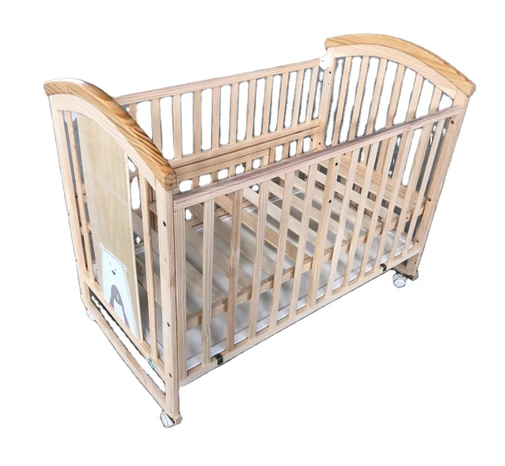 
Crib Furniture Wholesale New Born Wood Baby Bed Baby Cot Kids Children Baby Cribs 