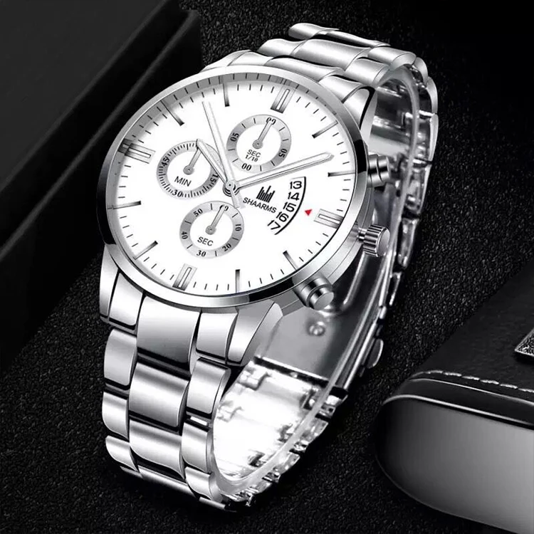 Оптовая продажа с завода, мужские часы Reloj Hombre из сплава, роскошные мужские наручные часы из нержавеющей стали
