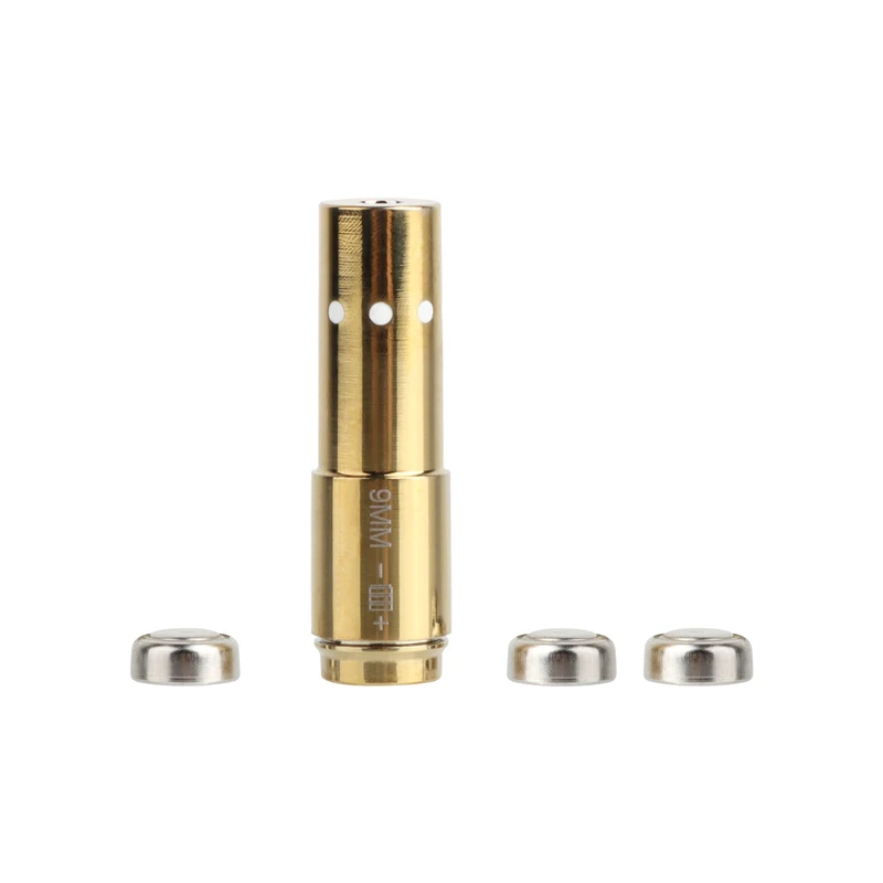 MZJ Tactical Red Laser Sight 9mm 223 5.56mm Red Laser Zeroing Sight with 2 Sets of Batteries
